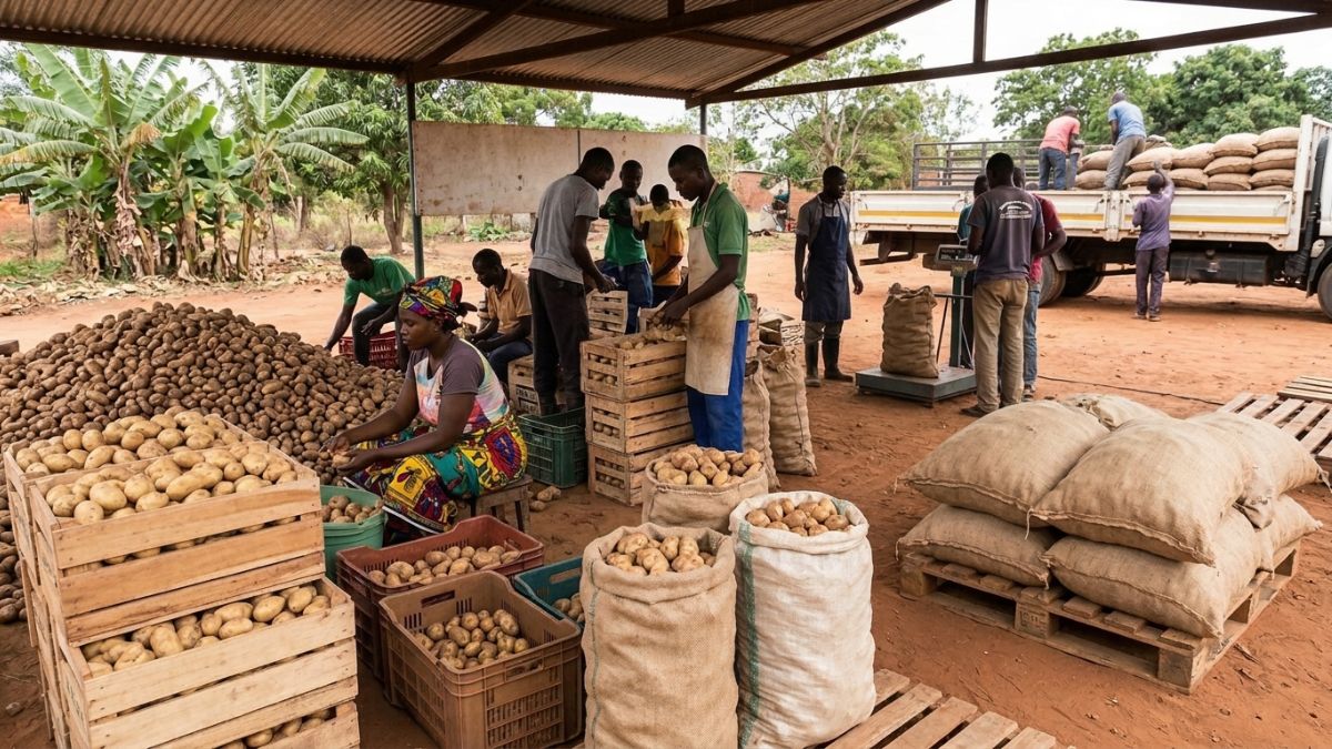 Batata-reno seleccionada para comercializa&ccedil;&atilde;o no mercado agr&iacute;cola