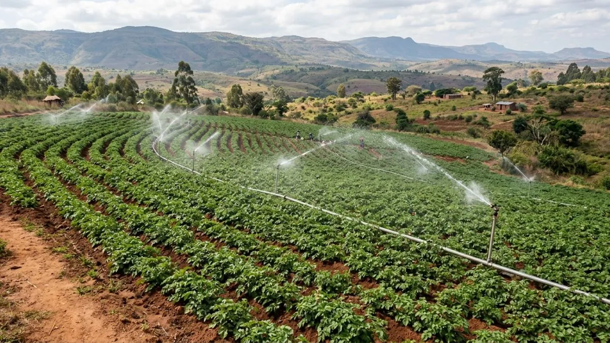 Irrigação da Batata-Reno em Moçambique: 3 Técnicas